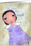 tu eres un angel spanish you are an angel card