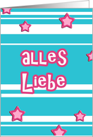 alles liebe zum geburtstag german happy birthday stars stripes card