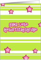 ganz liebe Geburtstagsgre german happy birthday stars stripes card