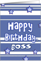 happy birthday boss stars stripes card