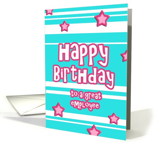 happy birthday to a great employee stars stripes card (628349)