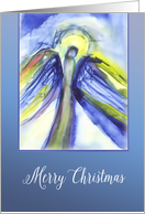Merry Christmas, Christian Scripture Card, Angel card