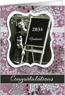 Custom date/year, congratulations graduate, vintage card