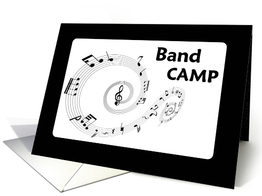 Band Camp Music Notes Thinking of You card (1136378)