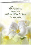 Difficult Pregnancy Support Encouragement Religious card
