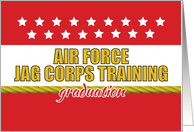 Air Force JAG Corps Training Graduation Judge Advocate General Stars card