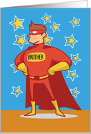 Brother Superhero Fathers Day card