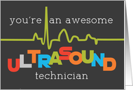 Ultrasound Technician Appreciation Day Awesome card