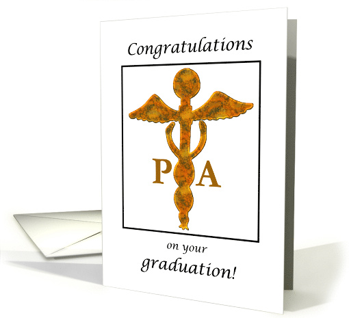 Physician Assistant Graduation Congratulations Antique... (1521352)