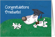 Graduation From Pet Dog Humorous card