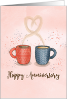 Our Anniversary and Coffee the Perfect Blend card