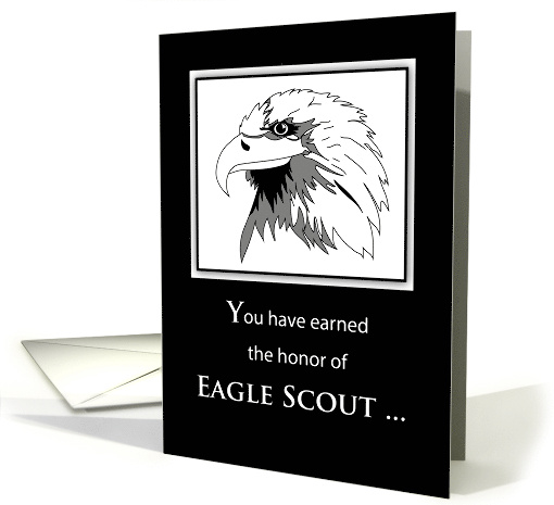 Eagle Scout Honor Congratulations with Illustration card (360880)