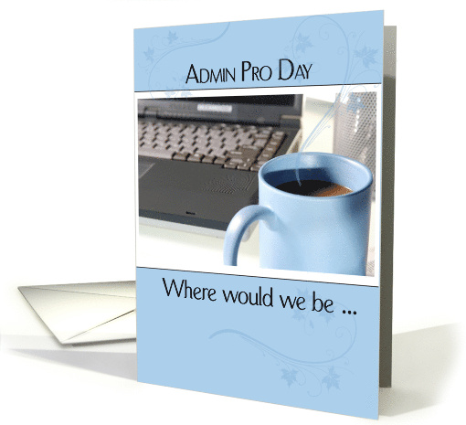 Administrative Professionals Computer Coffee card (550959)