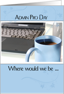 Administrative Professionals Computer Coffee card
