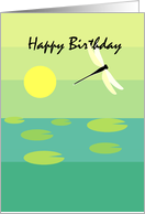 Happy Birthday Dragonfly card