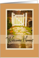 Welcome Home Gate card