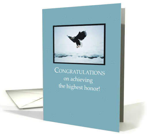 Eagle Scout Congratulations Top of Clouds card (574834)