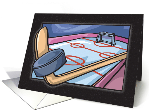 Ice Hockey Coach Thanks card (588226)