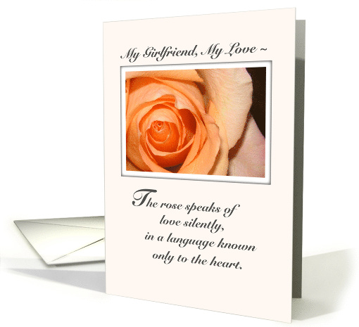 Girlfriend Love Rose card (592272)