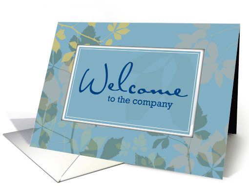 New Employee Welcome to the Company card (671339)