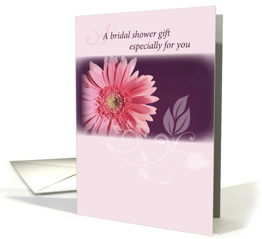 Bridal Shower Congratulations Pink Daisy card (682974)