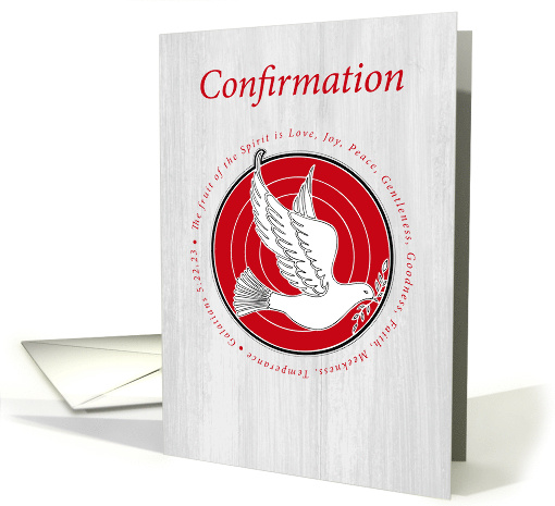Confirmation Gifts of the Holy Spirit card (715038)