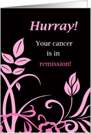 Cancer in Remission...