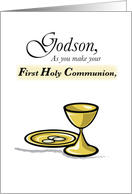 Godson First Holy Communion card