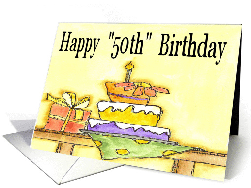 Happy 50th Birthday  card (169038)
