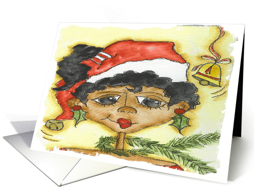 Santa Gal  card (302430)