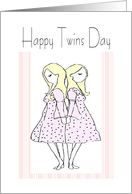 Happy Twins Day Twin card