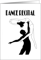 Invitation To Dance Recital card