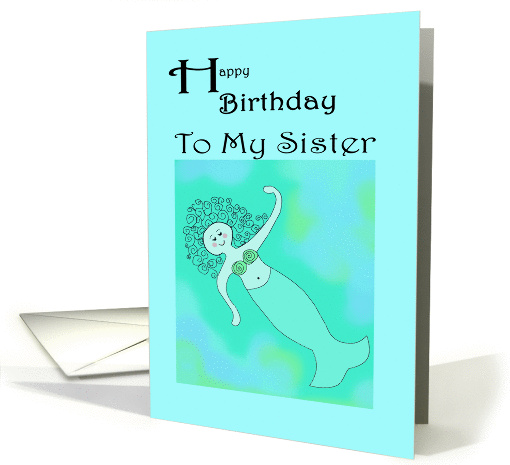 Happy Birthday Sister card (864352)