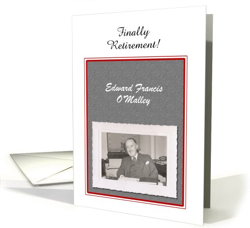 Custom Retirement Announcement Photo card (1028179)