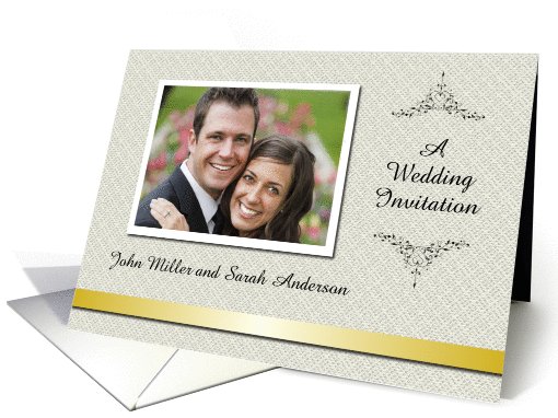 Custom Wedding Invitation - Photo card (1032671)