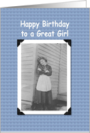 Happy Birthday Girl card