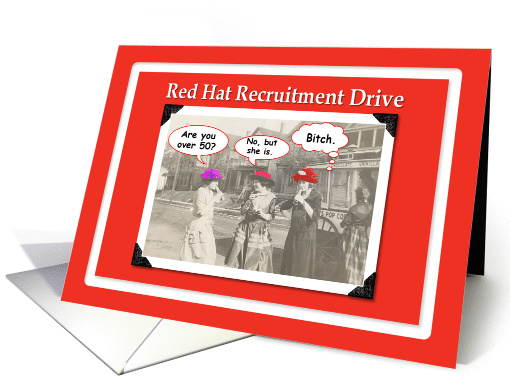 Red Hat Recruitment Drive card (211395)