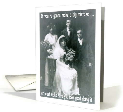 Marriage mistake card (213389)