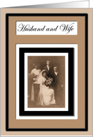 Traditional Marriage Announcement card