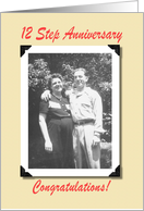 12 Step Recovery Anniversary card