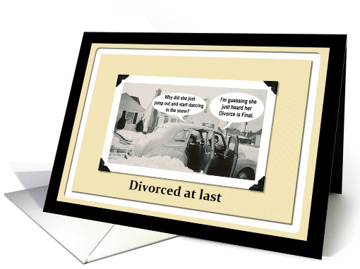 Divorced at last card (220489)