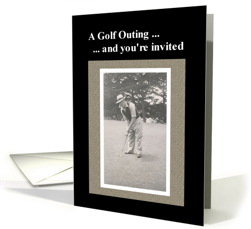 Golf Outing Invitation card (220683)