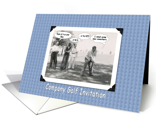 Golf Outing - Funny card (224263)