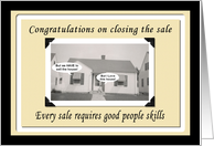 House Sold Congrats card
