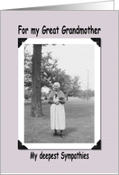 Great Grandmother Sympathy card
