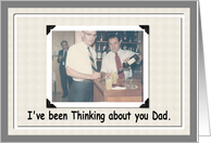 Think about you Dad card