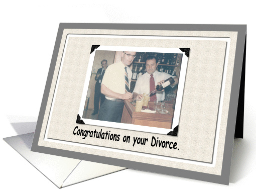 Divorce Congratulations - for a Lady card (237902)