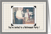 Retirement Party Invitation card