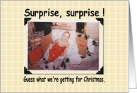 Christmas Baby - FUNNY card
