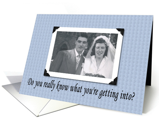 Getting married Clueless card (250224)